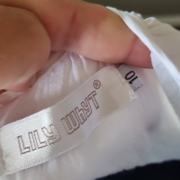 White Summer dress from Lily Whyt Size 10 NWOT - Picture 14 of 16